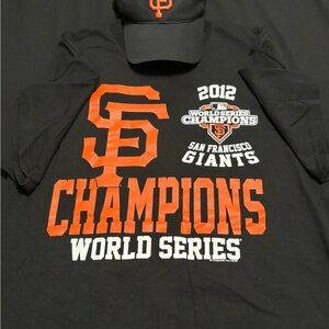 San Francisco championship tee/ cap combo